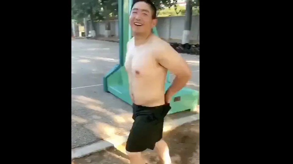 Cute Asian Chub's Tiny Cock Exposed by Friend