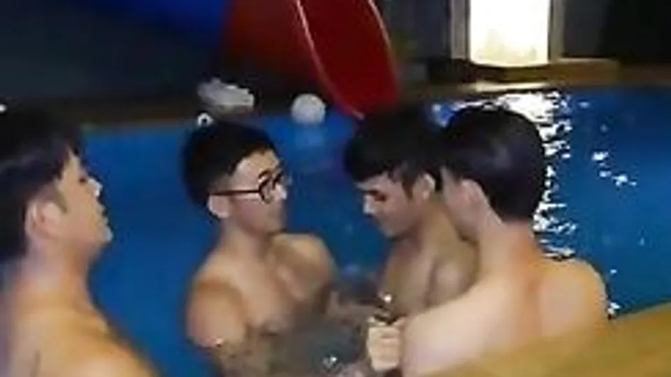 Asian Twink Boys Masturbate Together