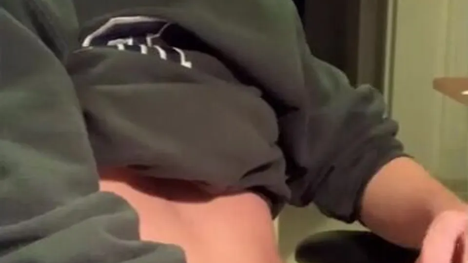 Asian student takes break from studying