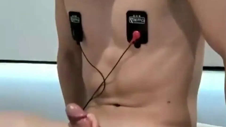 Asian Twink's Electrifying Handjob