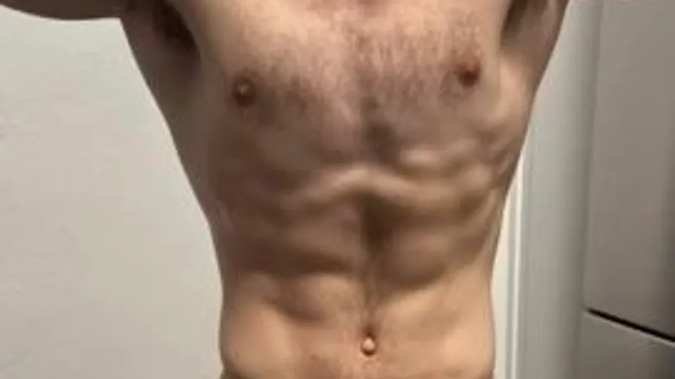Athletic curly hair boy wanks