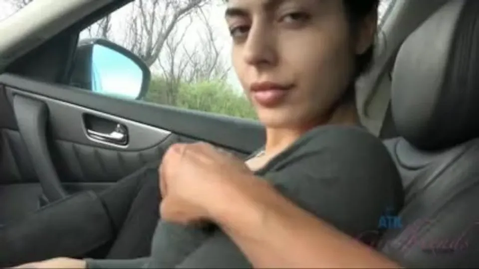 Audrey Royal Gets Fucked and Creampied in a Car