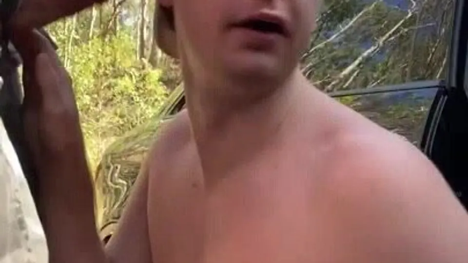 Aussie Twink Public Blowjob