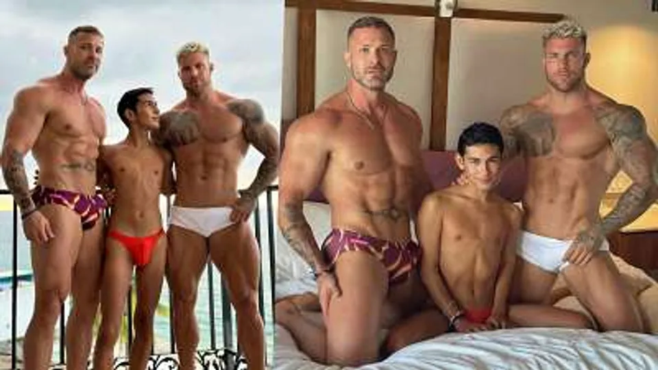 Austin Wolf Porn - Philippe Soulier and Austin Wolf fuck Damien Grey with Damien Grey & Philippe Soulier (filou_fitt) | OnlyGays