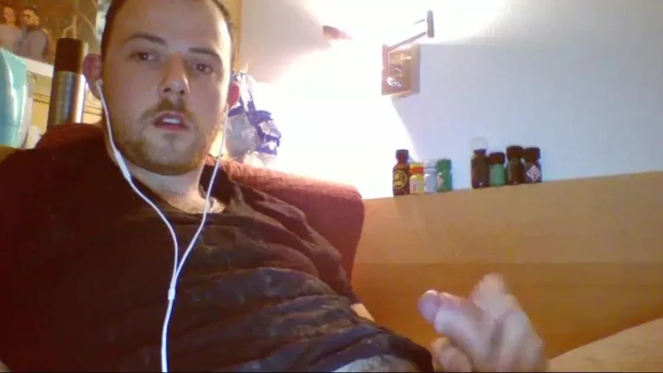 Austrian FAG BOY Goons and Huffs onto his CUM RAG SHIRT - ThisVid.com