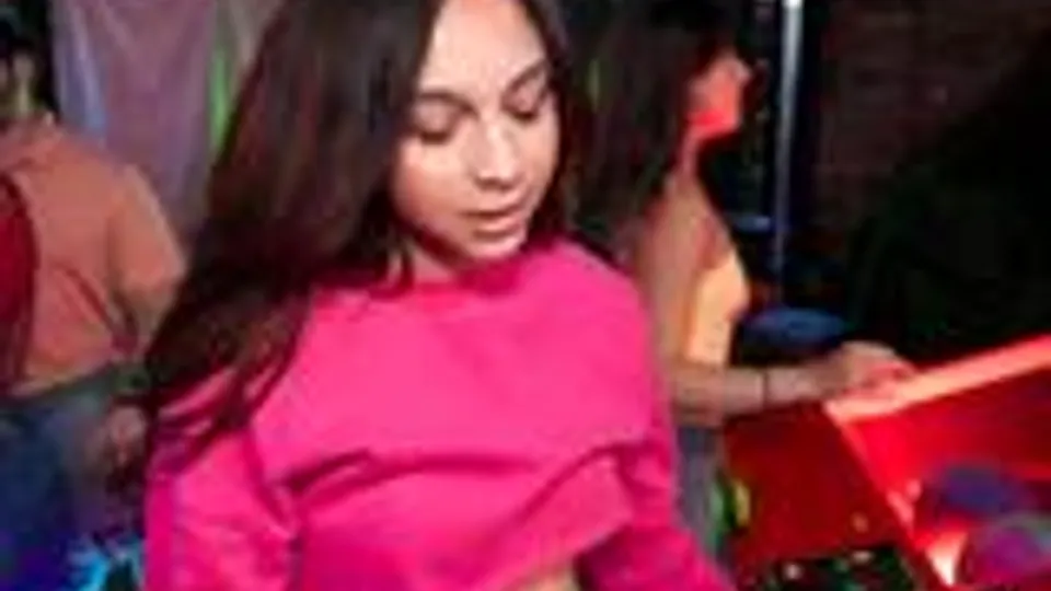 Underboob Tease in the Bar