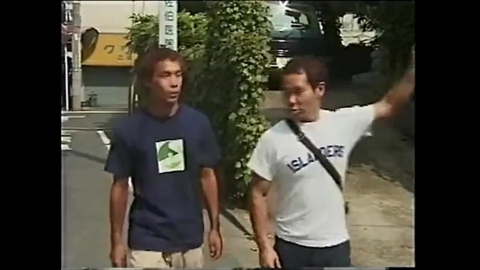 Gay Threesome in Bedroom