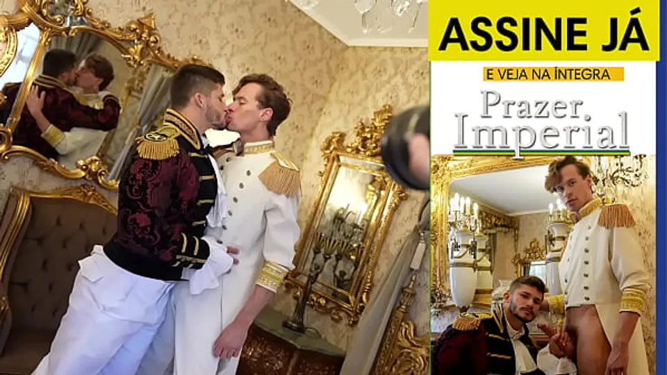 Backstage Threesome: Matheuz Henk, Peralta & Lucas Ferrari