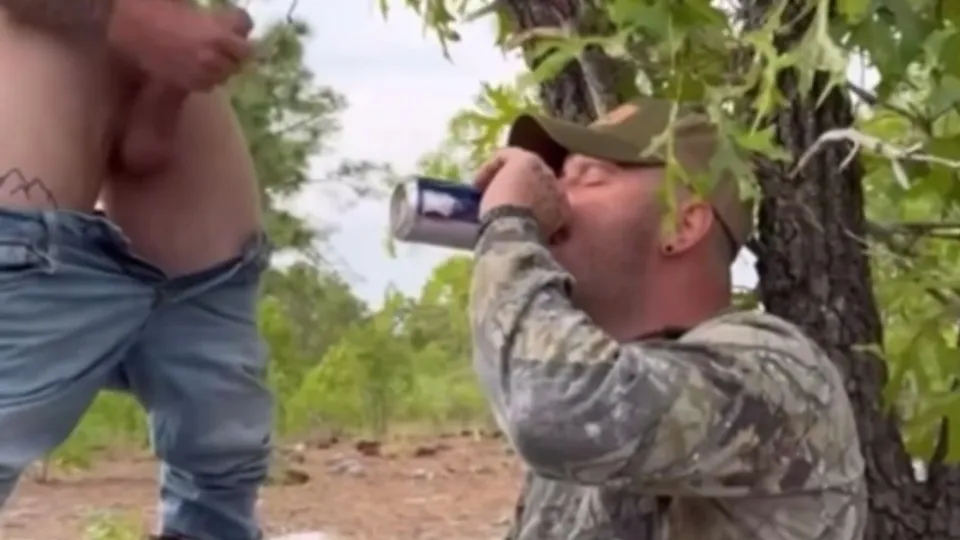 Baited straight redneck cums on his bro - ThisVid.com