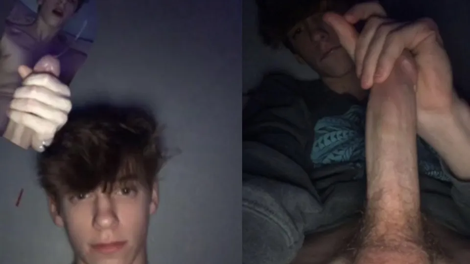 BAITED YOUNG GUY SHOWING OFF AND JERKING and cum (prt1) - ThisVid.com
