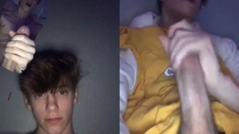 BAITED YOUNG GUY SHOWING OFF AND JERKING AND CUM (PRT2) - ThisVid.com