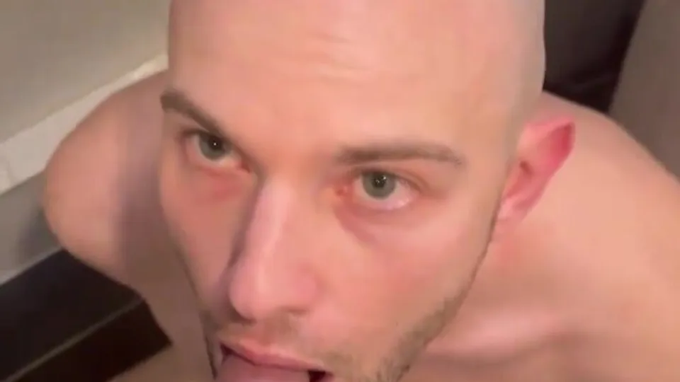 Bald Sub Drinks Master Piss - ThisVid.com