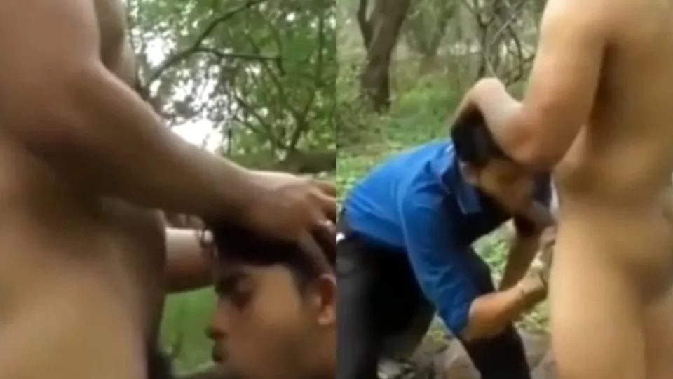 Bangalore hills spotter gay blowjob in early morning walk