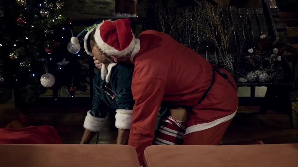 Santa Tomas & Elf Klim: Bareback Christmas