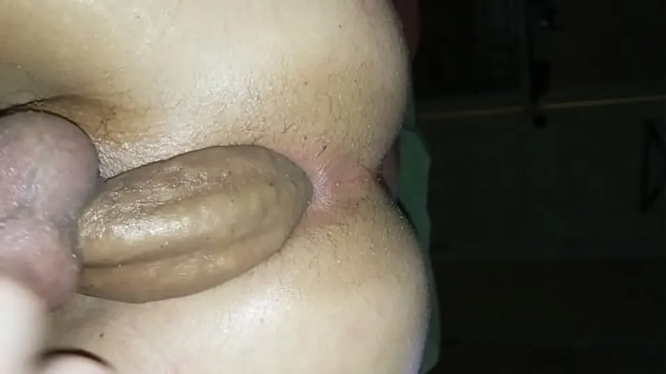 Bareback raw me fucking my self