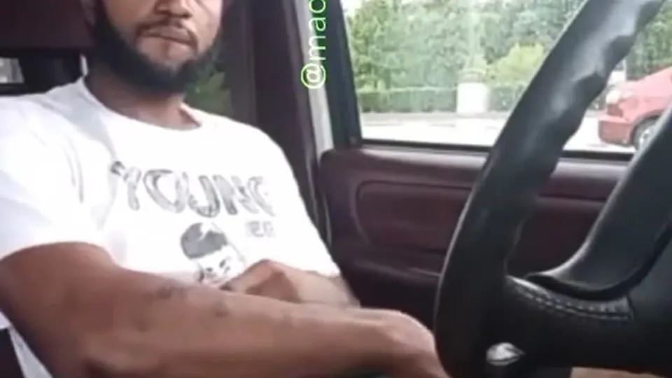 BBC Car Wank & Cumshot