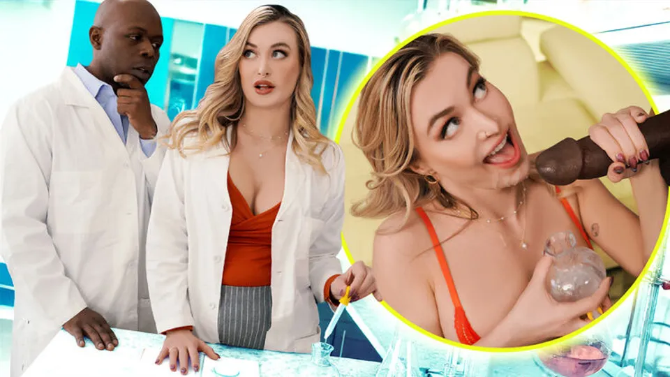 BBC Paradise - Natalia StarrWill Tile - Itu2019s for Research! MILF Scientist Milks BBC Lab Partner 