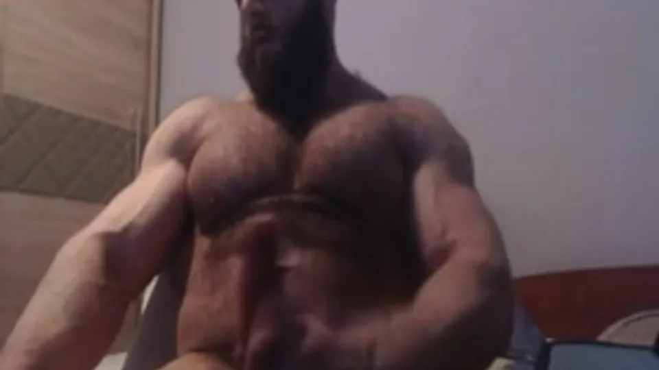 bear masturbation