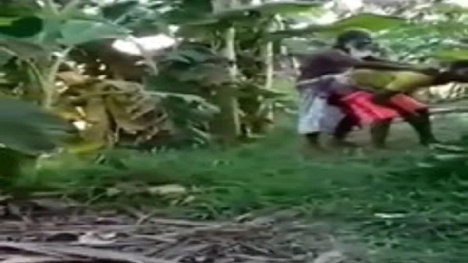 Bearded desi grampa dogs a fag in the forest - ThisVid.com