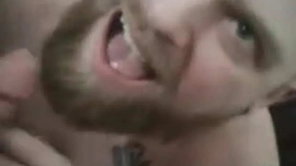 BEARDED GUY BLOWS COCK AND GETS A PUBLIC FACIAL - ThisVid.com