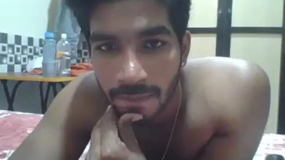 Beautiful desi boy oils up his big cock (reveals 25:00) - ThisVid.com