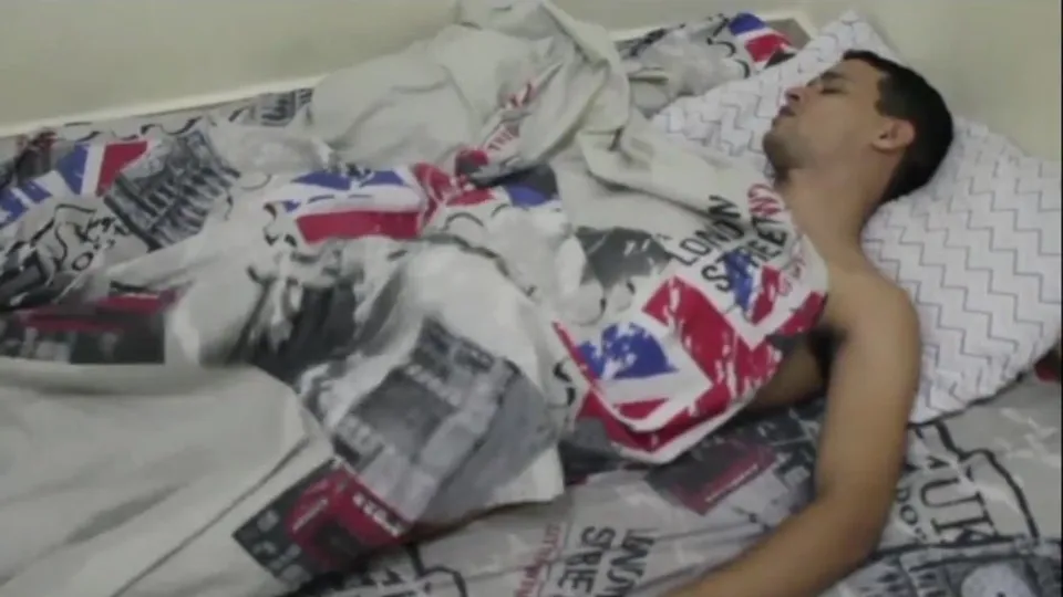 Latin Lovers Jerk Off & Suck in Bed