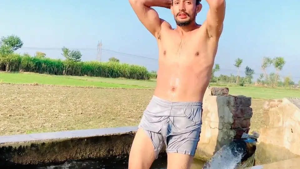 Beautiful Men - Wet shorts - Dick Print 1 - ThisVid.com