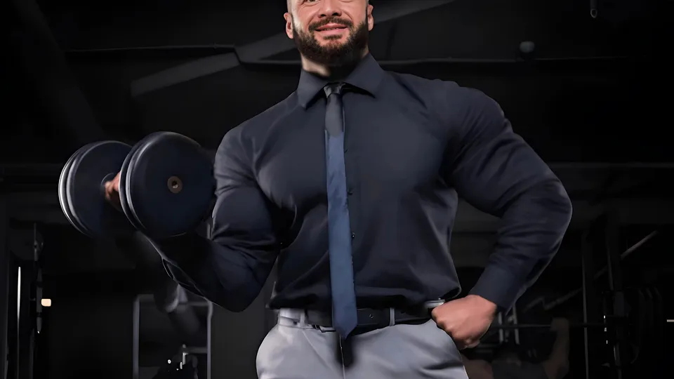 Beefy-Muscular Bodybuilder Cums For Us - ThisVid.com