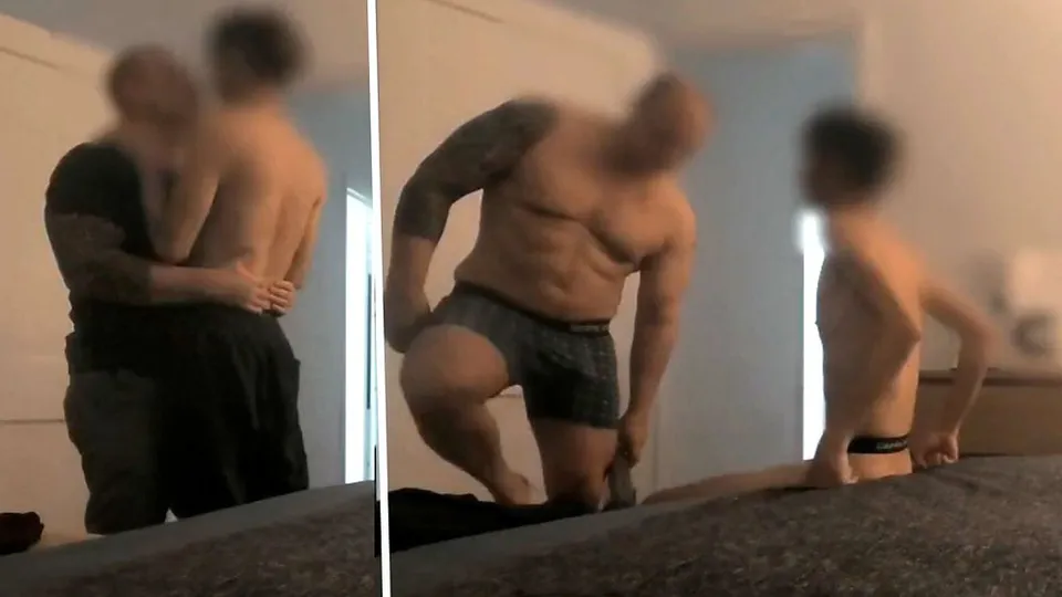 Beefy Tatted Masc Daddy is secretly into pounding skinny fem guys