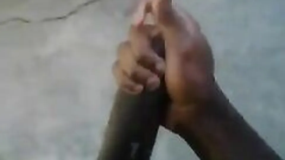 Big Black Dick cumming in Public