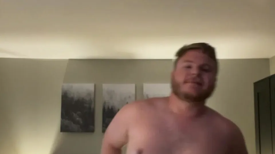 Gainer with Pumped Nipples Teases