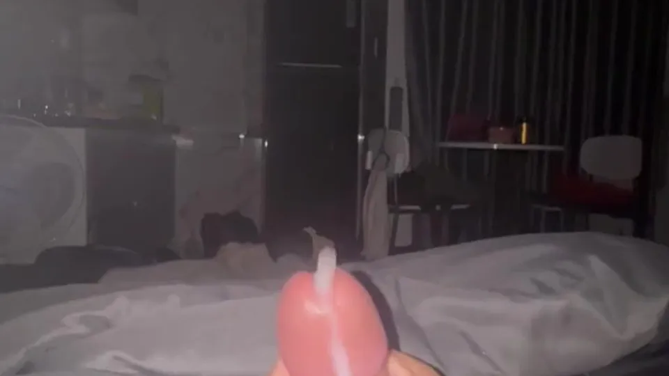 Big dick cumming a fountain