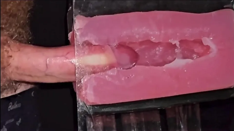 Big dick floods see through fleshlight - ThisVid.com