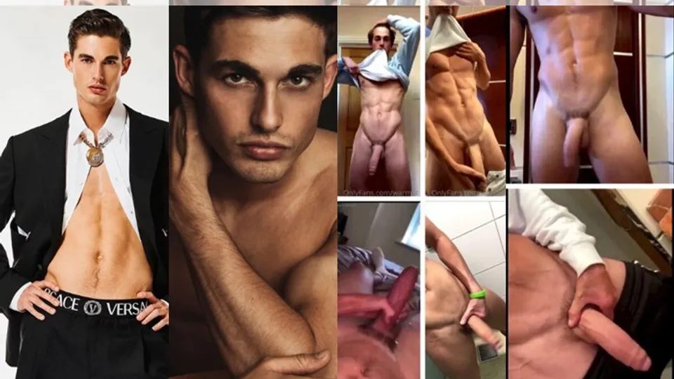 Big dick model jock jerking his cock  cumming