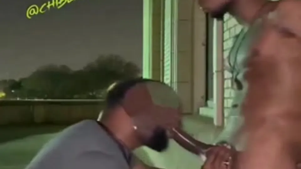 Interracial Threesome: Ebony Anal and Cum Swallowing