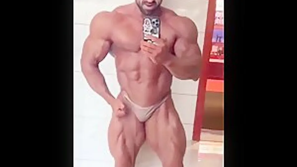 Big man, tiny posers
