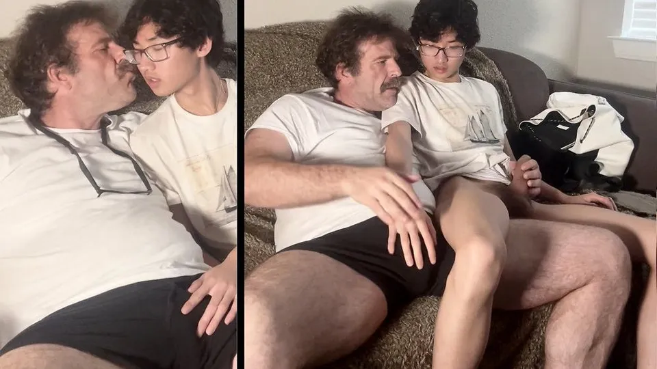 Big Masc Texan Daddy vs Innocent Asian Twink