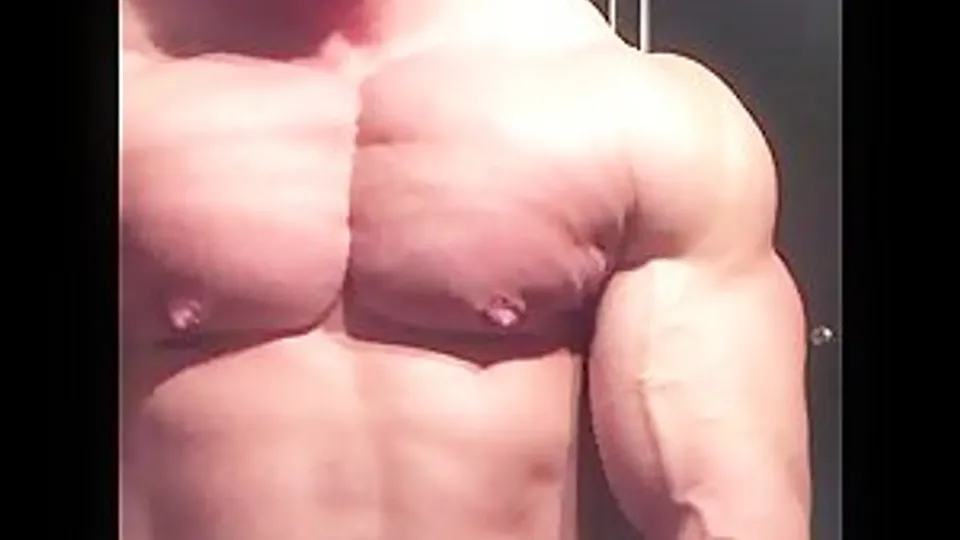 Big muscles up close