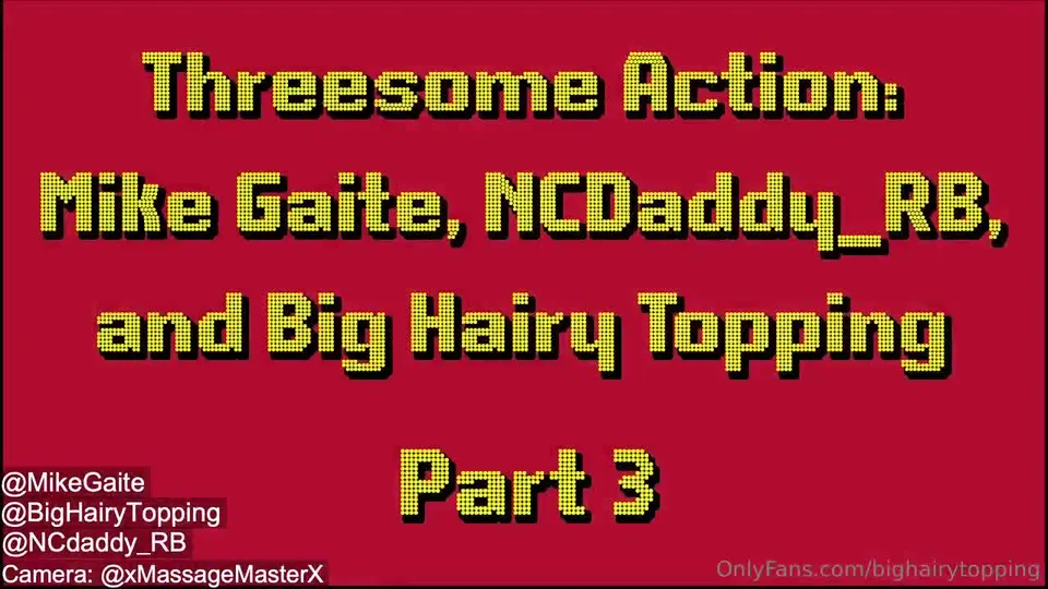 "Bighairytopping: Leaks gay hard, amanti pelosi intensi e maschi che scopano il culo nudo e senza preservativo (7).mp4"