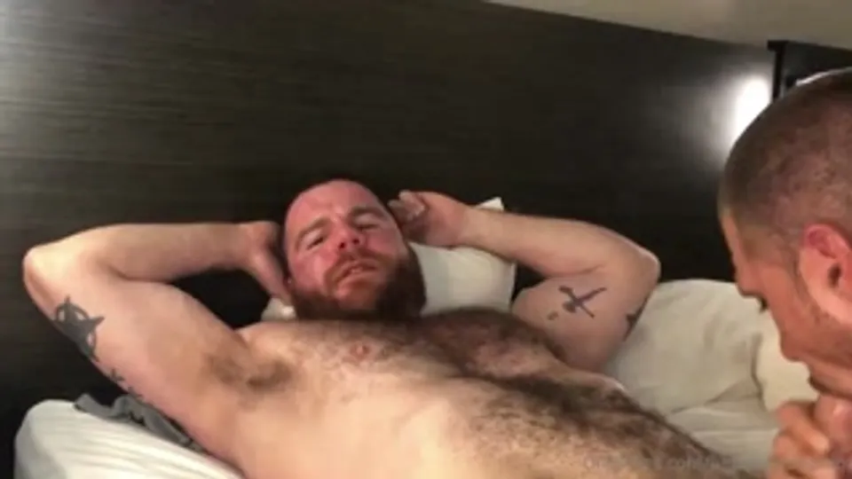 Bighairytopping Nude Leaks Gay Porn, Hairy Macho Lovers Intense Manly Butt Fucking Bareback (11)