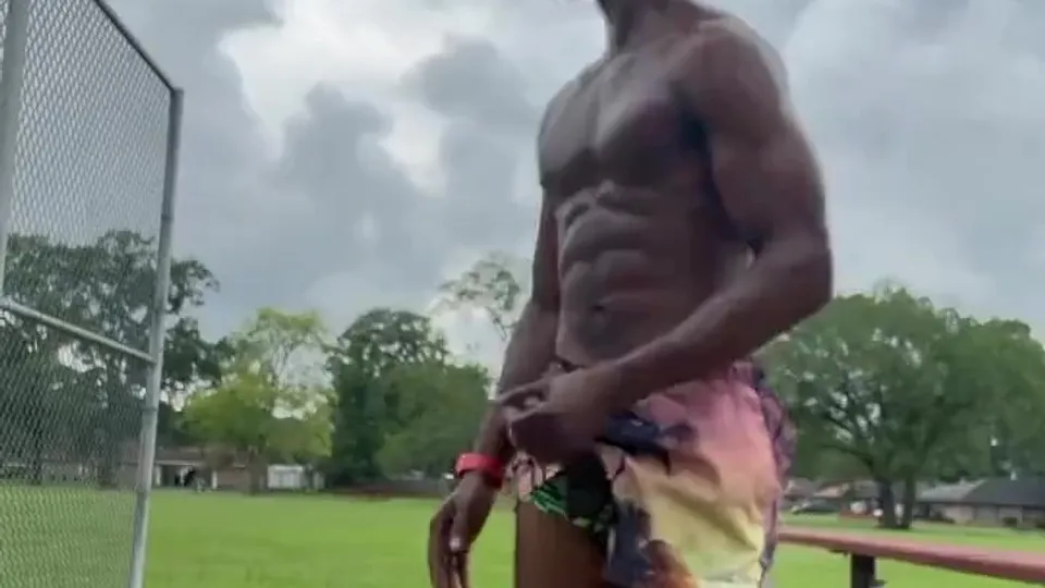 Black boy masturbating on the street - ThisVid.com