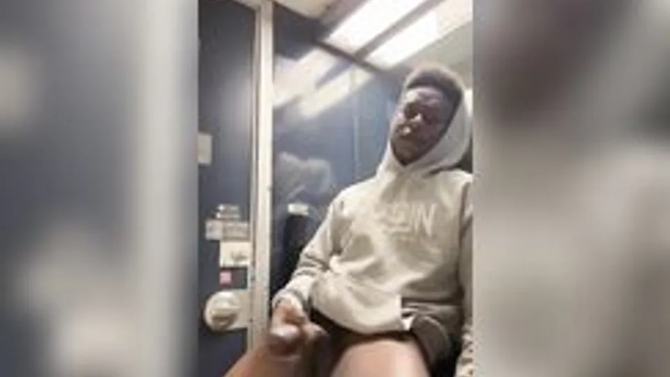 Black Cum Public Toilet