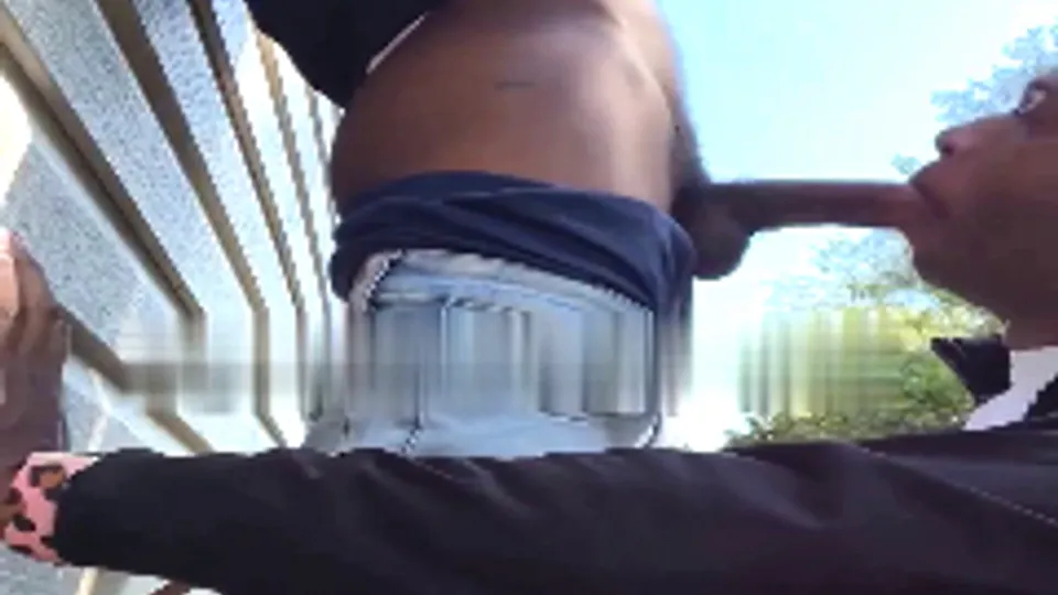 Black fag sucks dick outside - ThisVid.com