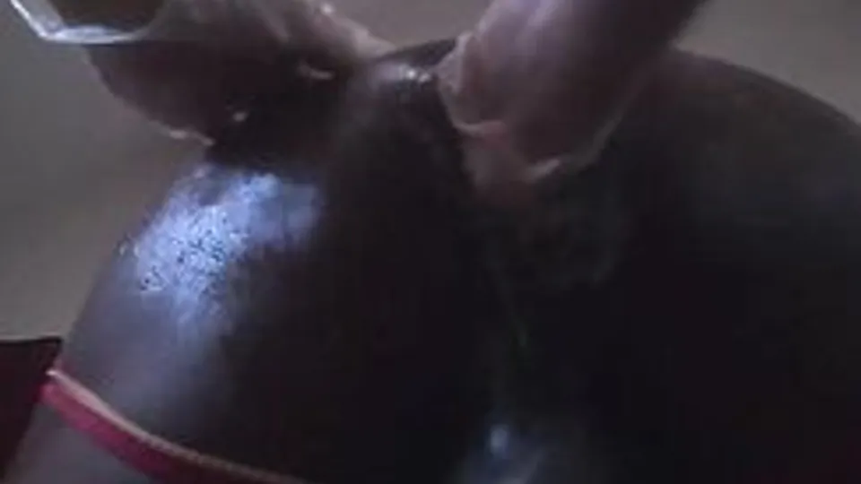 black fist and dildo