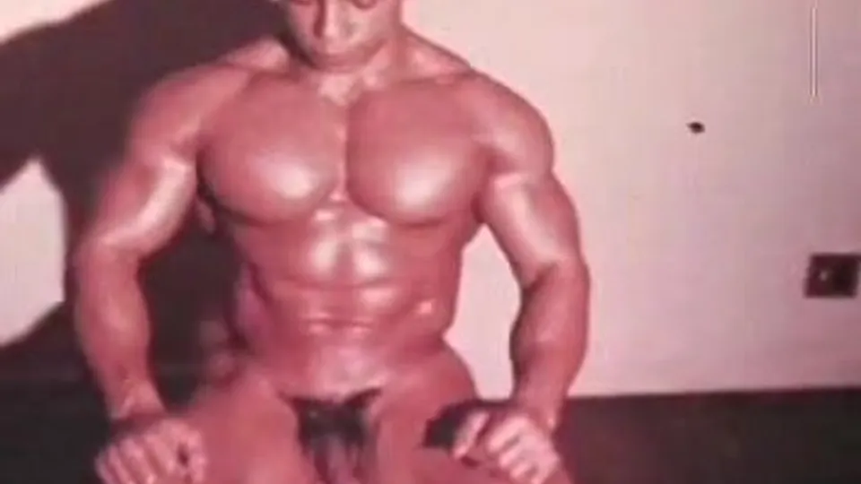 Black Muscle Men Pose