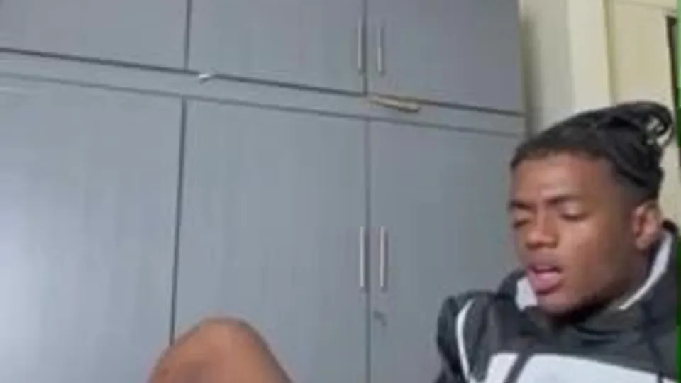 Black twink-big dick-cum