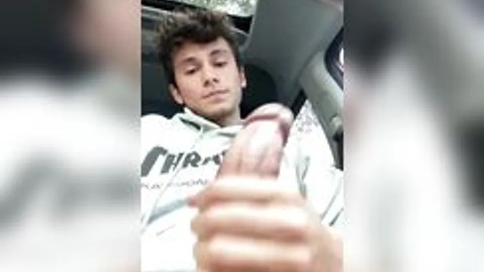 Blessing himself with his cum