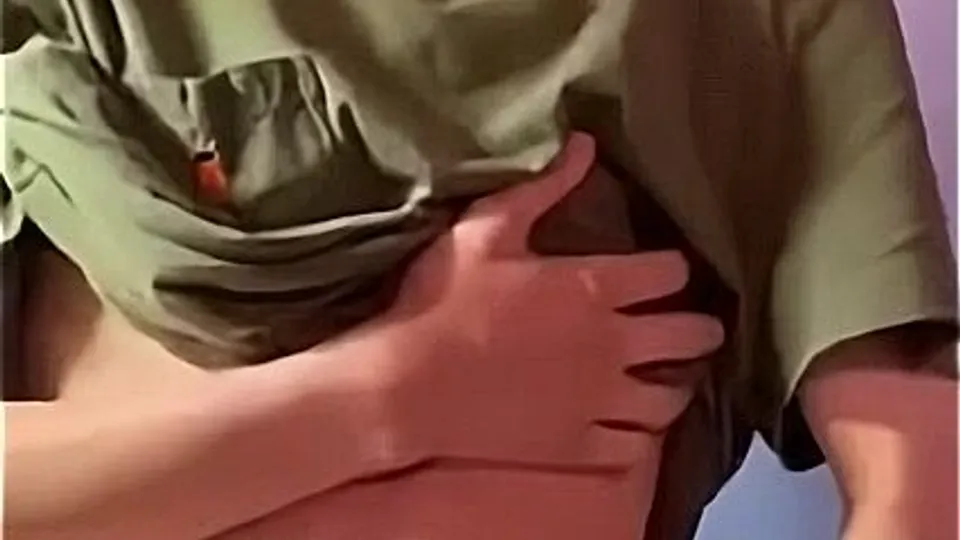 Blond Hung Hunk wanks off on Webcam - AI Enhance