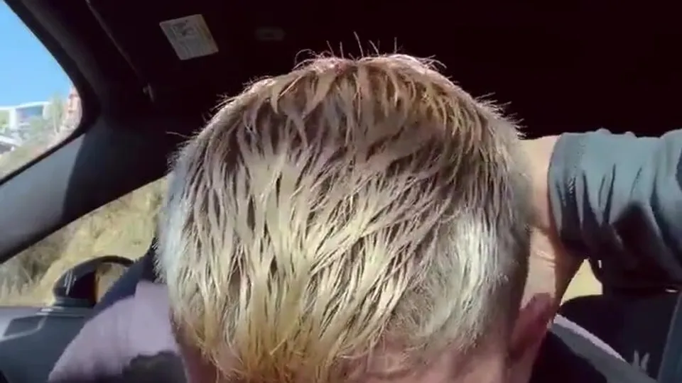 Blonde Boy Sucks and Spits