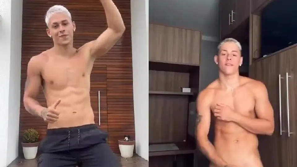 Blonder TikToker gibt uns nach Dance Show - Cumshot ! - ThisVid.com